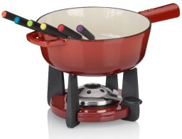 Kela Zestaw do fondue serowego Calido, dla 6 os., żeliwo, 1,8 l, śred. 20 x 17,5 cm