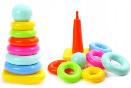 Lazur Układanka wieża tęczowa 00006