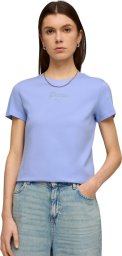 Puma Koszulka damska Puma ESS Script Tee fioletowa 691760 60 L