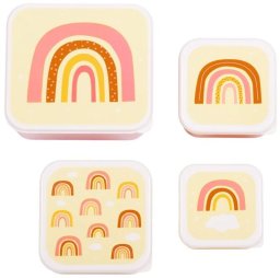 A Little Lovely Company Lunchboxy dla dzieci RAINBOWS /
