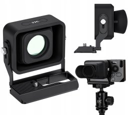 JJC Wizjer 3x Zoom Muszla Na Lcd Lupa Do Sigma Bf Arca Klips Typ Peak Design V3 / Lvf-bf Black