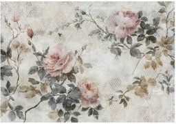 W&G Fototapeta Na Flizelinie Kwiaty Beton Do Sypialni Salonu 312x219