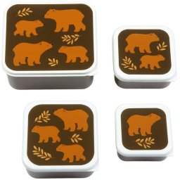A Little Lovely Company Lunchboxy dla dzieci BEARS