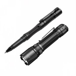 Latarka Fenix Latarka taktyczna LED TK20R V2.0 czarna plus długopis T5
