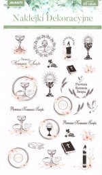 Avanti Naklejki dekoracyjne Pierwsza Komunia 20szt