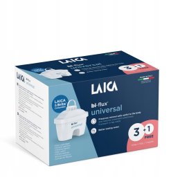 Wkład filtrujący Laica Wkład filtrujący LAICA BI-FLUX Universal filtr do dzbanka wody 4 sztuki