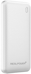 Powerbank Realpower PB-10000 Plus 10000mAh Biały
