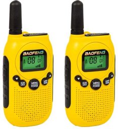 Krótkofalówka Blow Radiotelefon PMR BF-T6 2W 2szt żółty BAOFENG