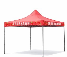 Heckermann Pawilon namiot ogrodowy 3x3m Ekspress handlowy cateringowy Heckermann S1.1 Truskawki