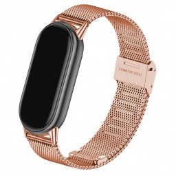 ChronSmarta Pasek / bransoleta ChronSmarta do smartband'a Xiaomi Mi Band 8 / 9 / 10 (Różowo-złoty)