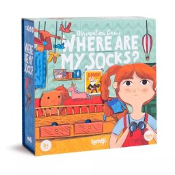 Londji Gra obserwacyjna dla dzieci Where are my socks? 3+