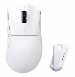 Mysz Attack Shark Myszka bezprzewodowa Attack Shark V8 - ultralekka Nordic 54L15 PAW3950MAX W