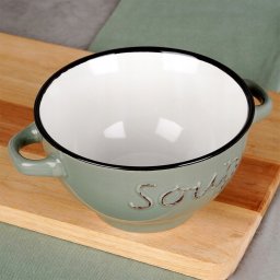 Siaki Collection Miski do zupy bulionówka ceramiczna zestaw misek 600ml 4-ele SIAKI COLLECTION 139714