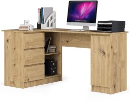 Biurko BIURKO NAROŻNE B20 CLP LEWOSTRONNE PK DĄB ARTISAN
