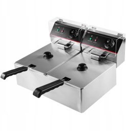 Mega-M Frytownica Elektryczna 2x6L DWUKOMOROWA Gastronomiczna 6000W Mega-M