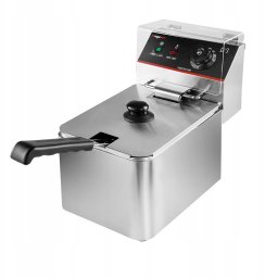 Mega-M Frytownica Elektryczna 4L POJEDYNCZA Gastronomiczna 2000W Nierdzewna Mega-M