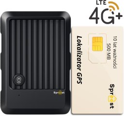 Moduł GPS Spreest LOKALIZATOR GPS 4G DO AUTA SAMOCHÓD ROWER MAGNES + KARTA SIM NA 33 MIESIĘCY