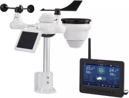 CSL-Computer Stacja pogodowa WiFi 7w1 zewnętrzna czujnik bezprzewodowy do domu