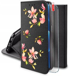 krainaGSM ETUI do SAMSUNG GALAXY A23 5G MAGNET WZORY + SZKŁO