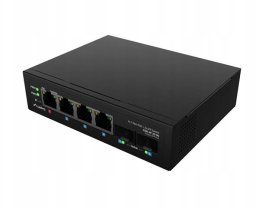 Switch Lanberg SWITCH LANBERG LIGHT INDUSTRIAL POE 1XBT 3XAT 2XSFP DIN NIEZARZĄDZALNY GIGABIT ETHERNET