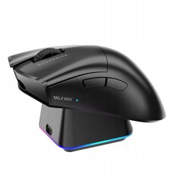 Mysz Mysz gamingowa Machenike L8 Max bezprzewodowa ze stacją ładującą - czarna