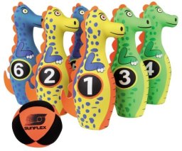Sunflex Komplet kręgli Funsport SUNFLEX Bowling Set Dino
