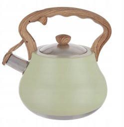 Orion Czajnik z gwizdkiem stalowy na gaz indukcja zielony GREENISH 3L ORION 113522