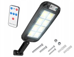 Naświetlacz Vobmat Lampa solarna  LTC 8xCOB 4500K z czujnikiem ruchu,zmierzchu i pilotem HQ