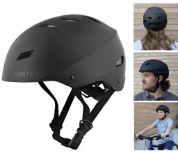 TnB Kask Rowerowy Dziecięcy Miejski Damski Męski na Rower Hulajnogę S 52-55 cm / UMHELMV2S