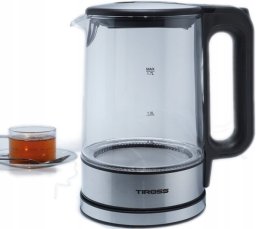 Czajnik Tiross Czajnik szklany elektryczny 1.7L niebieski TIROSS TS-2703
