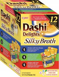 Inaba Foods INABA SILKY BROTH mix formuł z kurczakiem karma mokra dla kota 12x40g- 480g