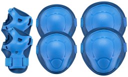 Spokey Ochraniacze do łyżworolek Spokey Buffer niebieskie 946537-946538-946539 XS