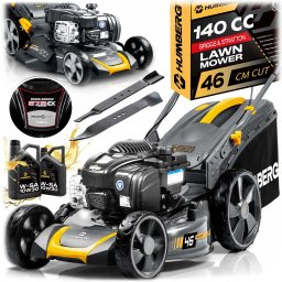 Kosiarka spalinowa Humberg Kosiarka spalinowa z napędem 46 cm mulczowanie 70 l 140cc + olej Humberg HM-604