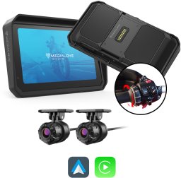 Ejeas Ekran motocyklowy Medialove MW-6 do BMW 6,25 + Kamery