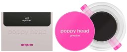Pulsetense Games POPPY HEAD_Gelusion eyeliner w żelu z pędzelkiem 01 Darkspell 5g