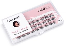 Clavier CLAVIER_Kępki Rzęs Wispy Soft by Marta „Zmalowana” Parciak, lekka objętość, 10-13mm