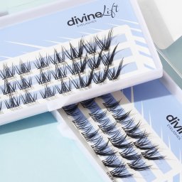 Clavier CLAVIER_Kępki Rzęs Divine Lift Eyelashes by Marta „Zmalowana” Parciak – natychmiastowy lifting i zagęszczenie, 10-13mm
