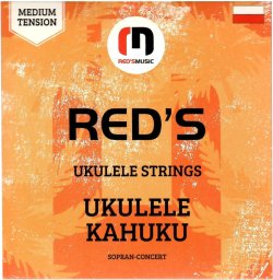 LUNA GUITARS STRUNY DO UKULELE NYLONOWE STRUNY KONCERTOWE SOPRANOWE A-E-C-G