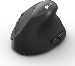 Mysz C-Tech C-TECH Myś VEM-17 Pionowa Bezprzewodowa czarny