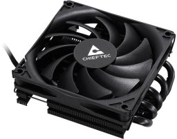 Chłodzenie CPU Chieftec Chieftec Low Profile CPU Cooler 45mm, 5pipe, Black