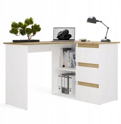 Biurko Nicea Białe 120 cm x 48 cm