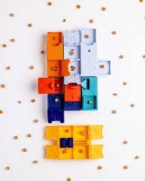 Cooper & Pals Pawzler Genius - zestaw modułowych zabawek dla psa wspierających rozwój - poziom 3