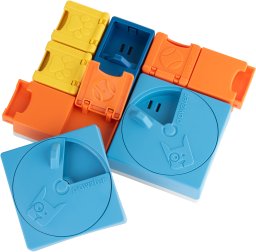 Cooper & Pals Pawzler Rainbow - zestaw modułowych zabawek dla psa wspierających rozwój - poziomy 1-3