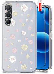 krainaGSM ETUI do Samsung A17 5G Wzory wiosenne Wiosna Kwiaty CLEAR CASE + SZKŁO