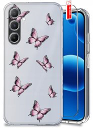krainaGSM ETUI do Samsung A17 5G Wiosenne wzory Wiosna Kwiaty CLEAR CASE + SZKŁO