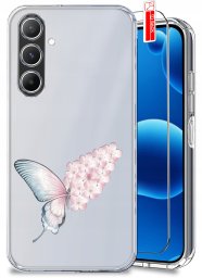 krainaGSM ETUI do Samsung A17 5G Wiosenne wzory Wiosna Kwiaty CLEAR CASE + SZKŁO