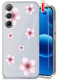 krainaGSM ETUI do Samsung A56 5G Wiosenne wzory Wiosna Kwiaty CLEAR CASE + SZKŁO