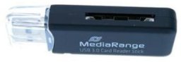 Karta MediaRange MEMORY READER USB3.0 STICK/BLACK MRCS507 MEDIARANGE MRCS507 (4260459610359)
