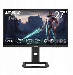 Monitor Rampage Rampage Slice Monitor gamingowy 27'' QHD 275 Hz 1 ms FastIPS G-Sync HDR 400