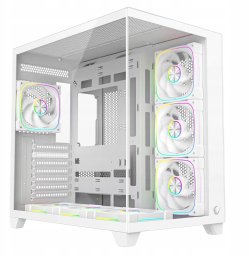 Obudowa Rampage Sealite ARGB biała (SEALITE-WHITE)